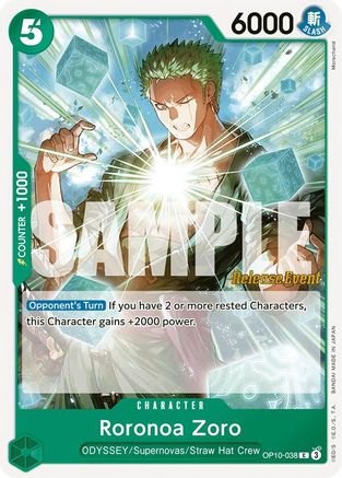 Roronoa Zoro (038) (OP10-038) - Common