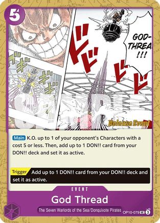 God Thread (OP10-079) - Uncommon