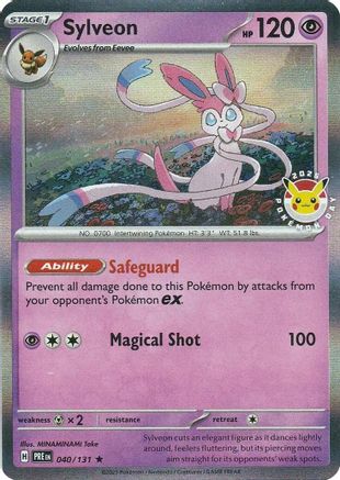 Sylveon (Pokemon Day) 040/131  - Holofoil - Rare