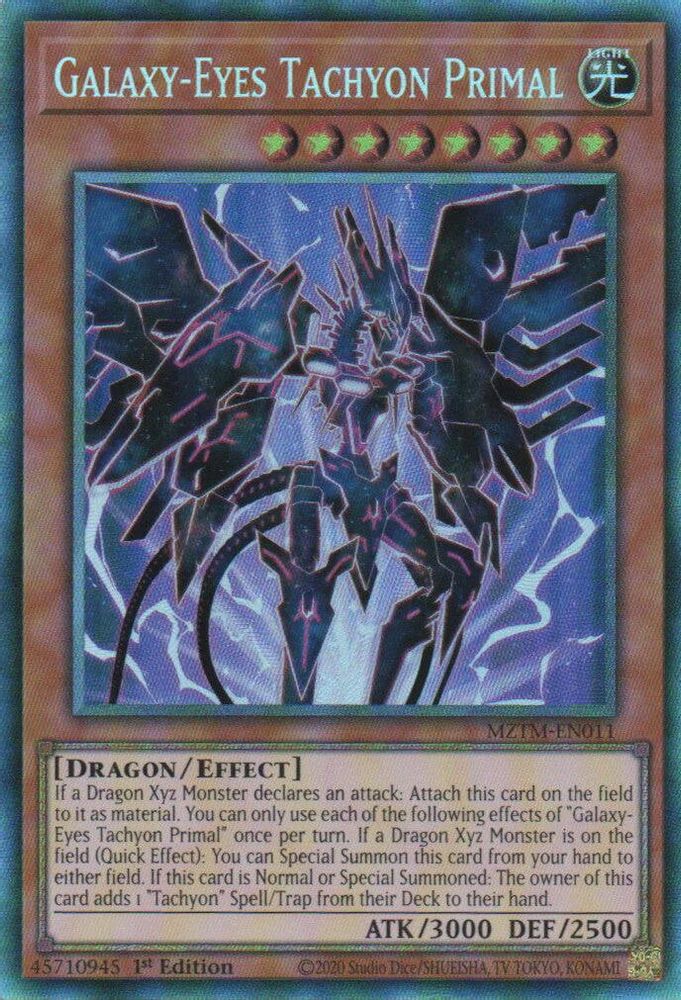 Galaxy-Eyes Tachyon Primal (CR) (MZTM-EN011) - Collector's Rare