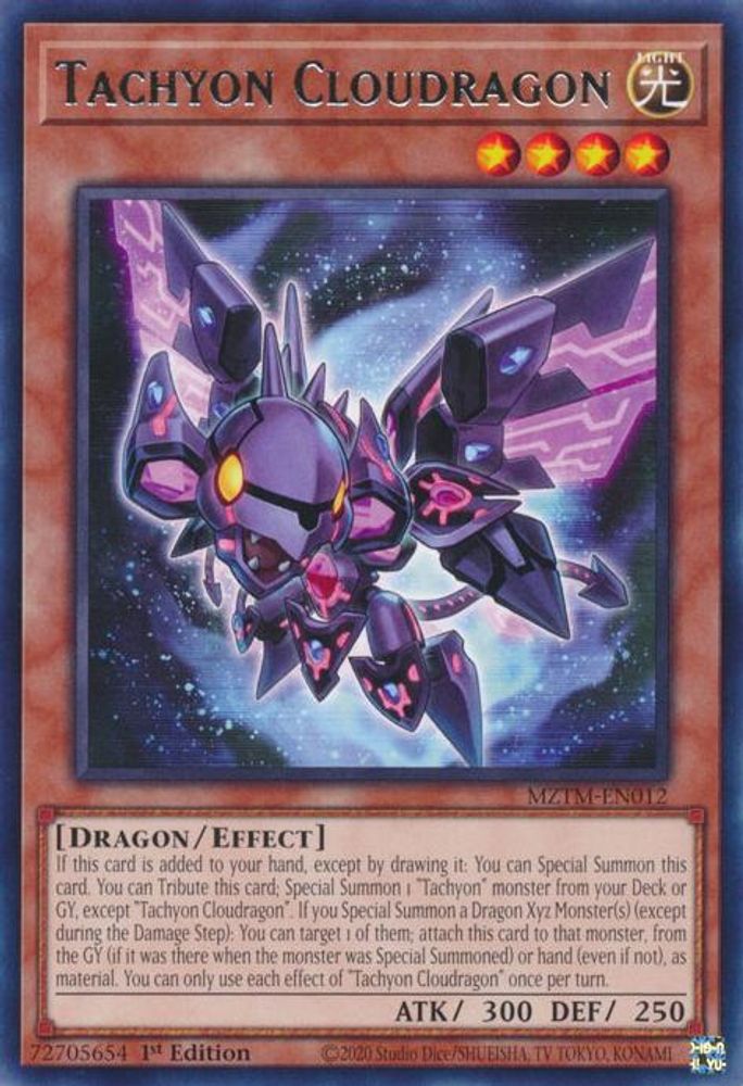 Tachyon Cloudragon (MZTM-EN012) - Rare