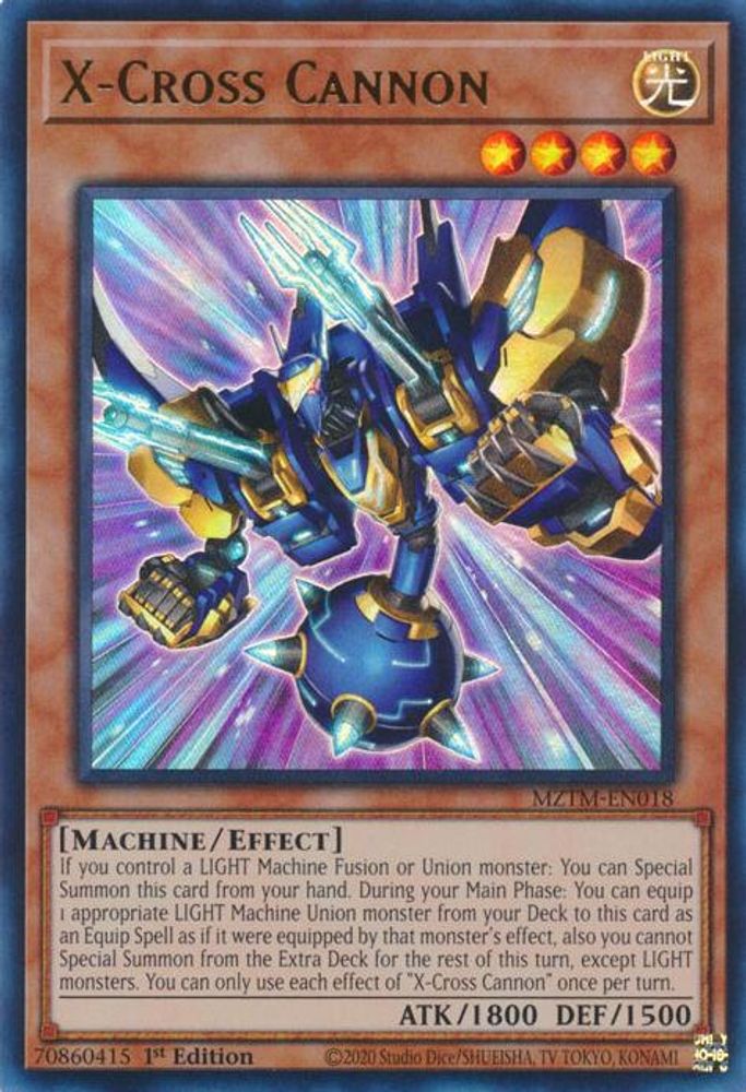 X-Cross Cannon (MZTM-EN018) - Ultra Rare