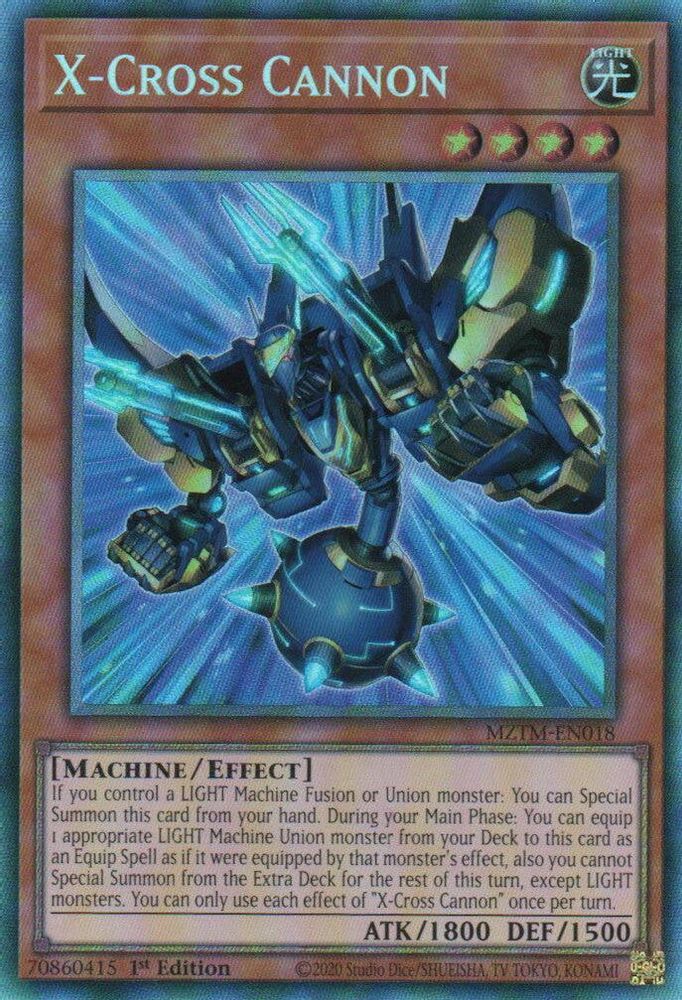 X-Cross Cannon (CR) (MZTM-EN018) - Collector's Rare