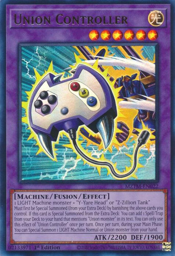 Union Controller (MZTM-EN022) - Ultra Rare