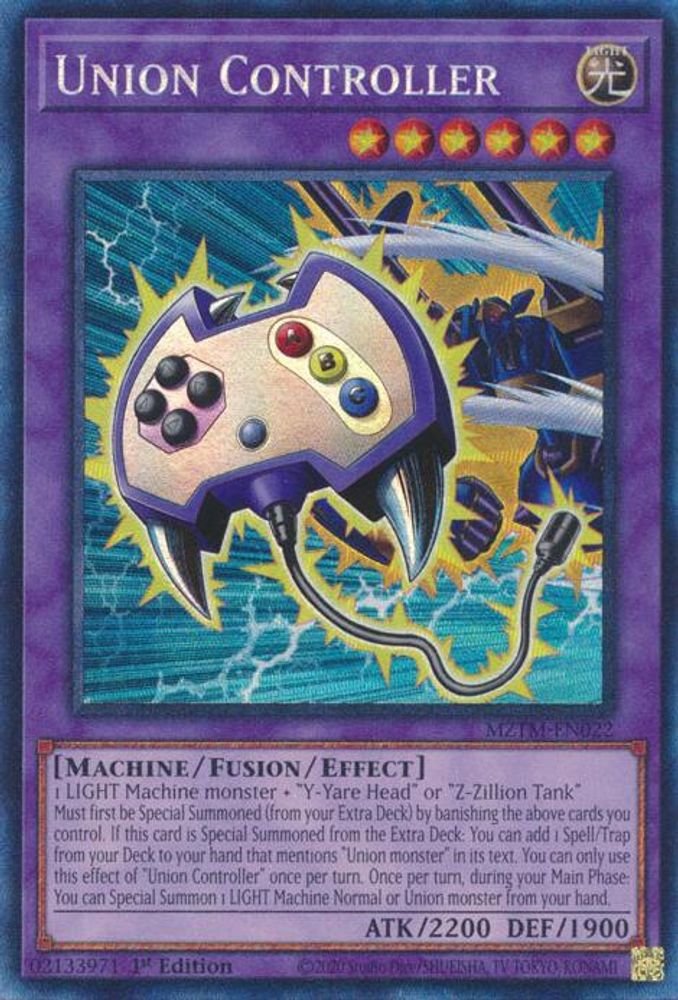 Union Controller (CR) (MZTM-EN022) - Collector's Rare