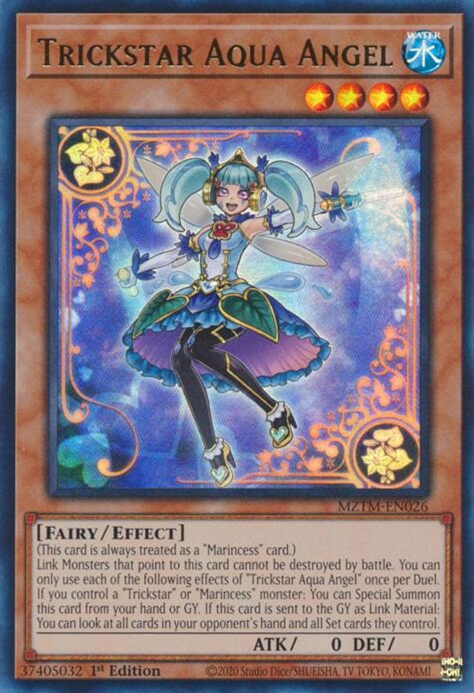 Trickstar Aqua Angel (MZTM-EN026) - Ultra Rare