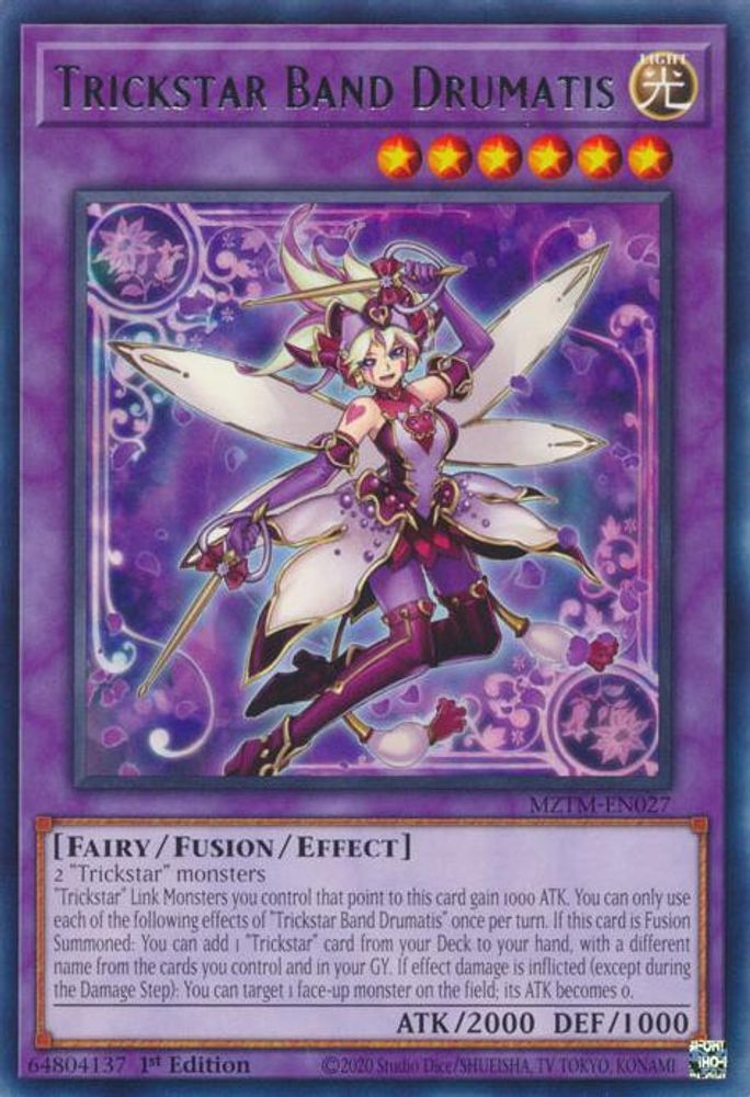 Trickstar Band Drumatis (MZTM-EN027) - Rare