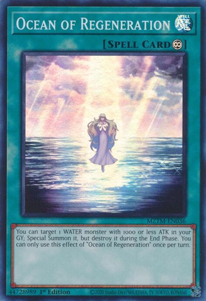 Ocean of Regeneration (MZTM-EN036) - Super Rare