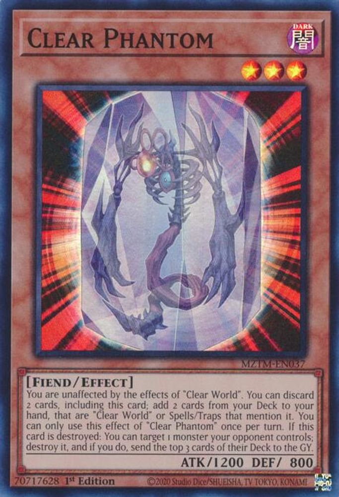 Clear Phantom (MZTM-EN037) - Super Rare