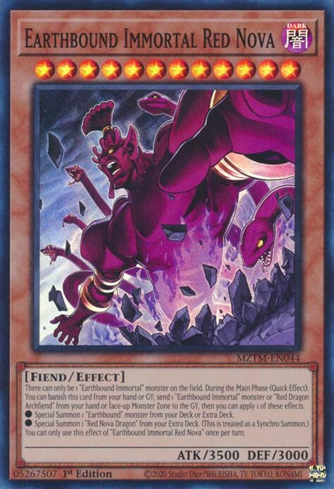 Earthbound Immortal Red Nova (MZTM-EN044) - Super Rare