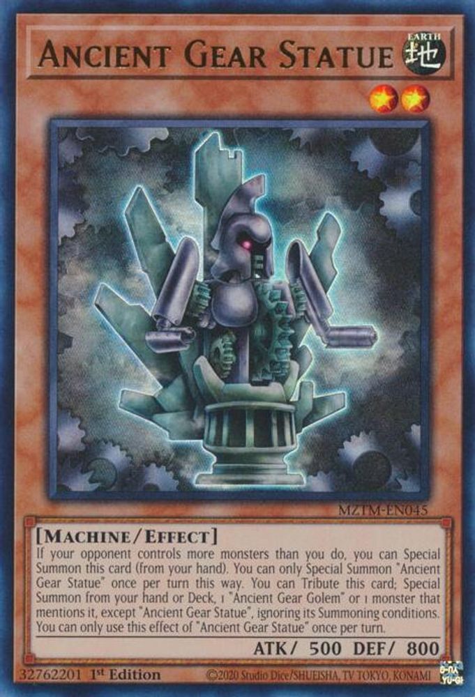 Ancient Gear Statue (MZTM-EN045) - Ultra Rare