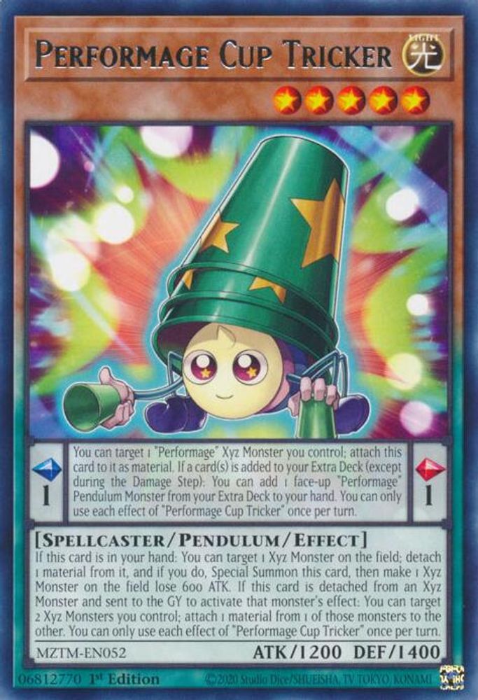Performage Cup Tricker (MZTM-EN052) - Rare