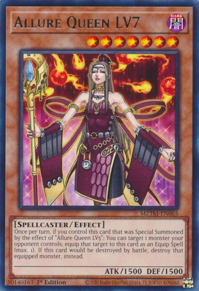 Allure Queen LV7 (MZTM-EN065) - Rare