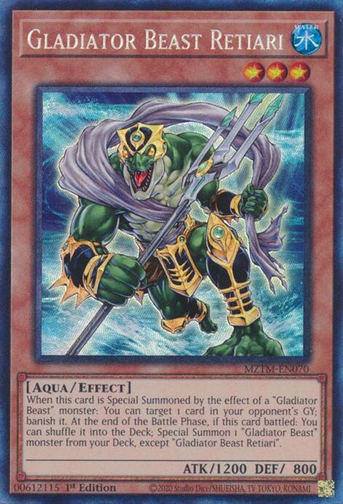 Gladiator Beast Retiari (CR) (MZTM-EN070) - Collector's Rare