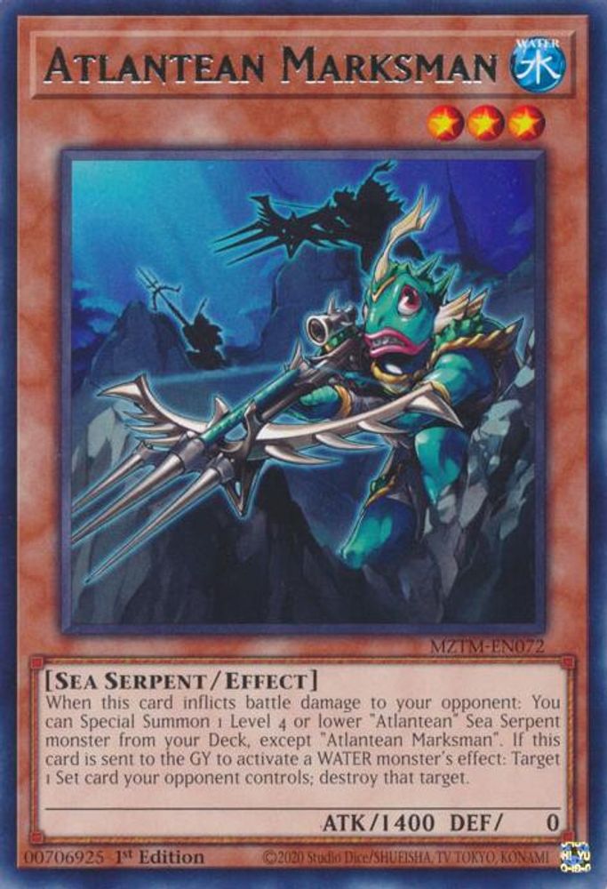 Atlantean Marksman (MZTM-EN072) - Rare