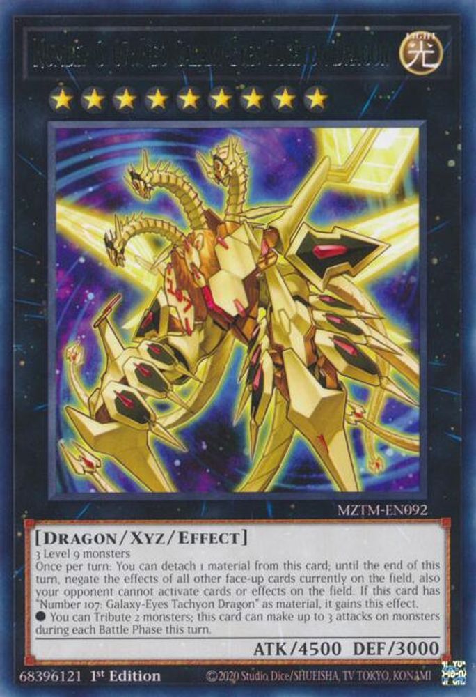 Number C107: Neo Galaxy-Eyes Tachyon Dragon (MZTM-EN092) - Rare