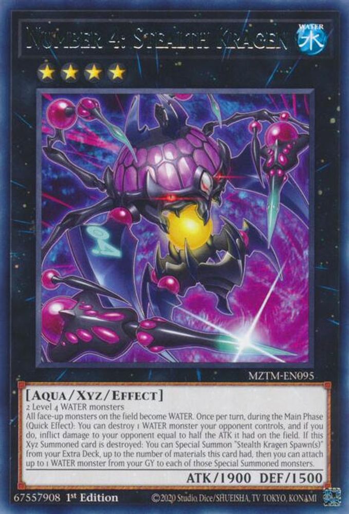 Number 4: Stealth Kragen (MZTM-EN095) - Rare