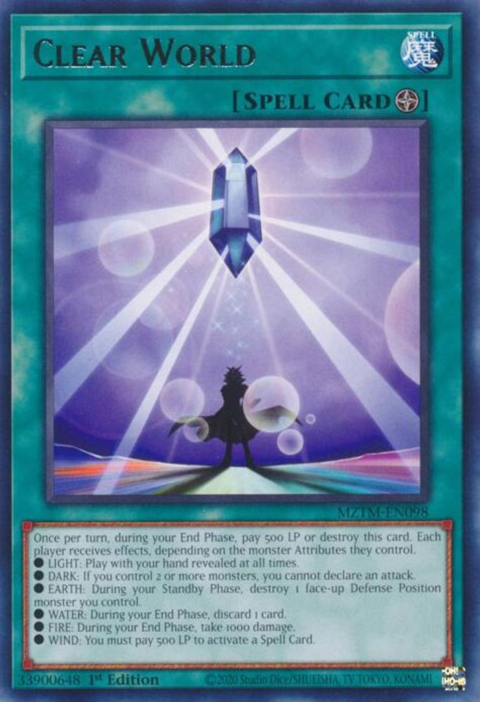 Clear World (MZTM-EN098) - Rare