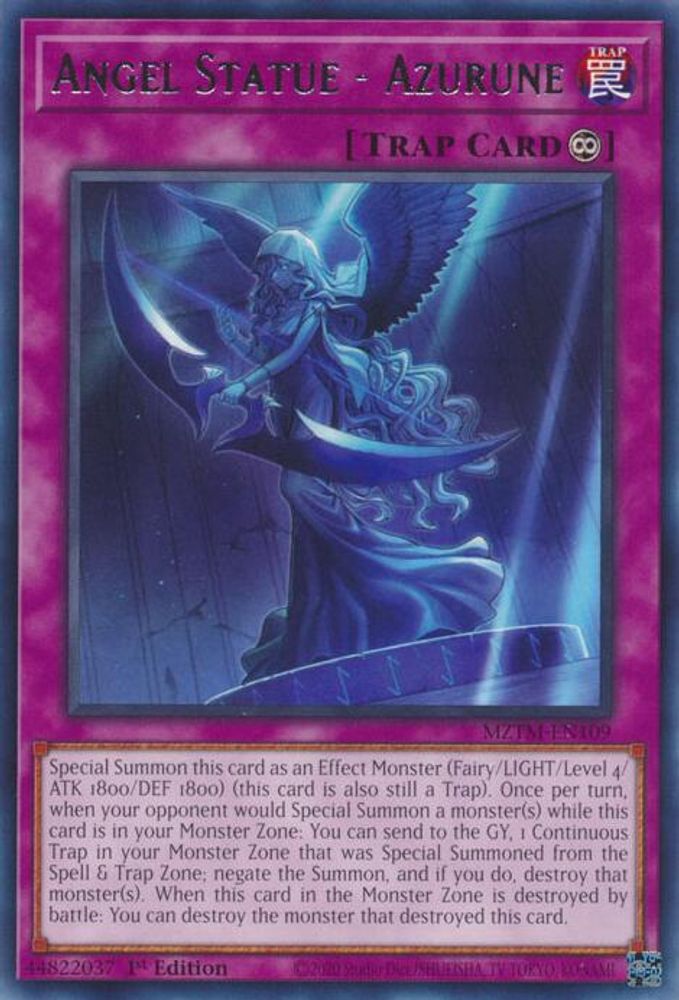 Angel Statue - Azurune (MZTM-EN109) - Rare