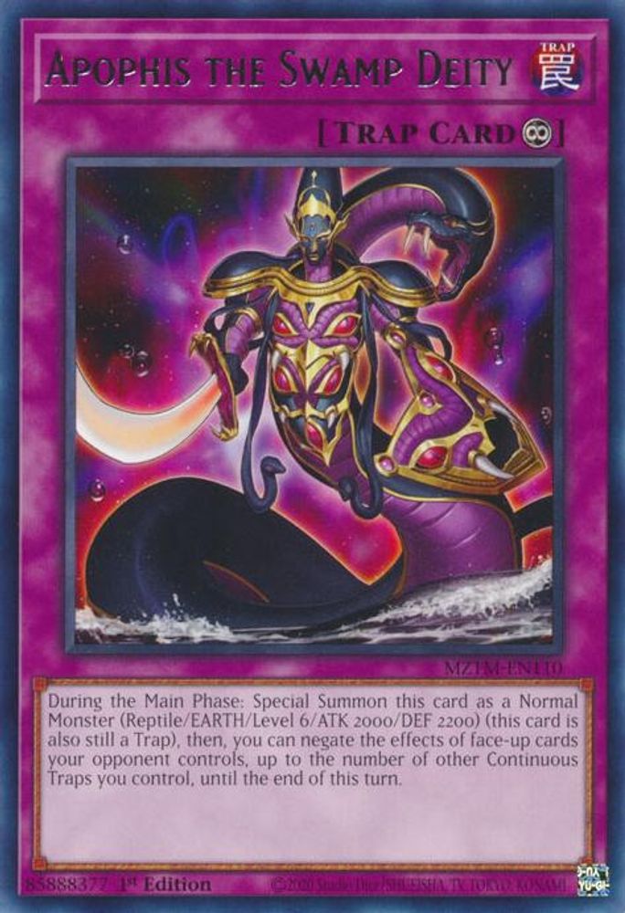 Apophis the Swamp Deity (MZTM-EN110) - Rare