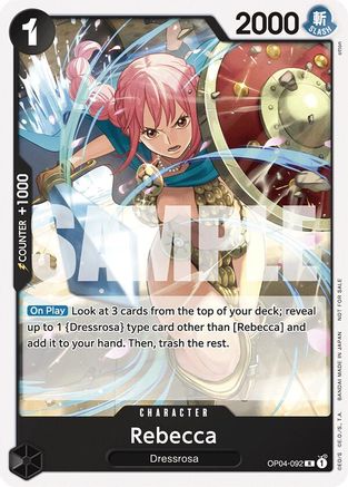 Rebecca (Tournament Pack 2025 Vol. 2) (OP04-092) - Rare