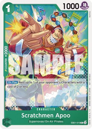 Scratchmen Apoo (Tournament Pack 2025 Vol. 2) (EB01-015) - Rare