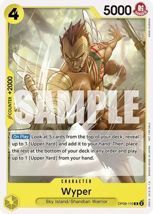 Wyper (Tournament Pack 2025 Vol. 2) (OP08-110) - Rare