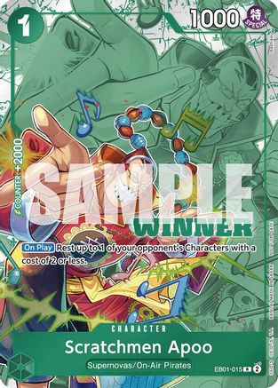 Scratchmen Apoo (Winner Pack 2025 Vol. 2) (EB01-015) - Rare