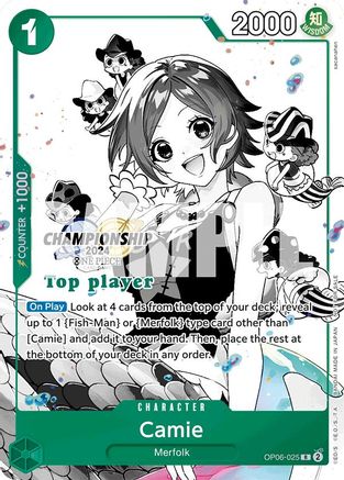 Camie (Championship 2024 Top Player Pack Vol. 2) (OP06-025) - Rare