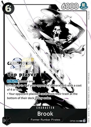 Brook (Championship 2024 Top Player Pack Vol. 2) (OP06-092) - Rare