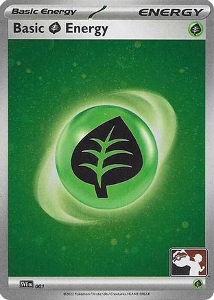 Basic Grass Energy (Cosmos Holo) 001  - Holofoil - Common