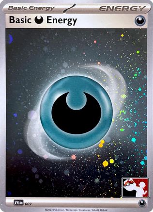Basic Darkness Energy - 007 (Cosmos Holo) 7 - Prize Pack Series Cards Holofoil