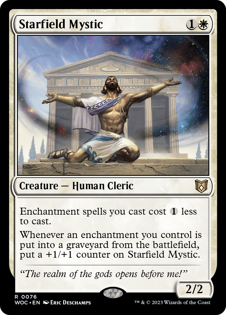Starfield Mystic [Commandant des Wilds of Eldraine] 