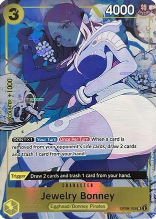 Jewelry Bonney (Illustration Box EX) (OP08-105) - Super Rare