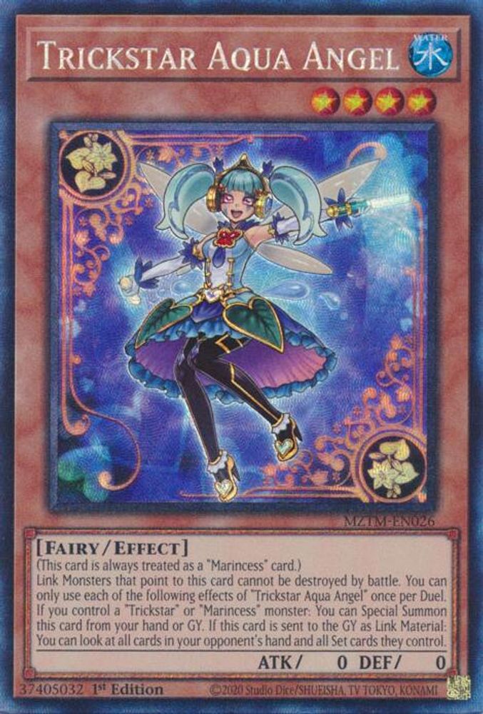 Trickstar Aqua Angel (CR) (MZTM-EN026) - Collector's Rare