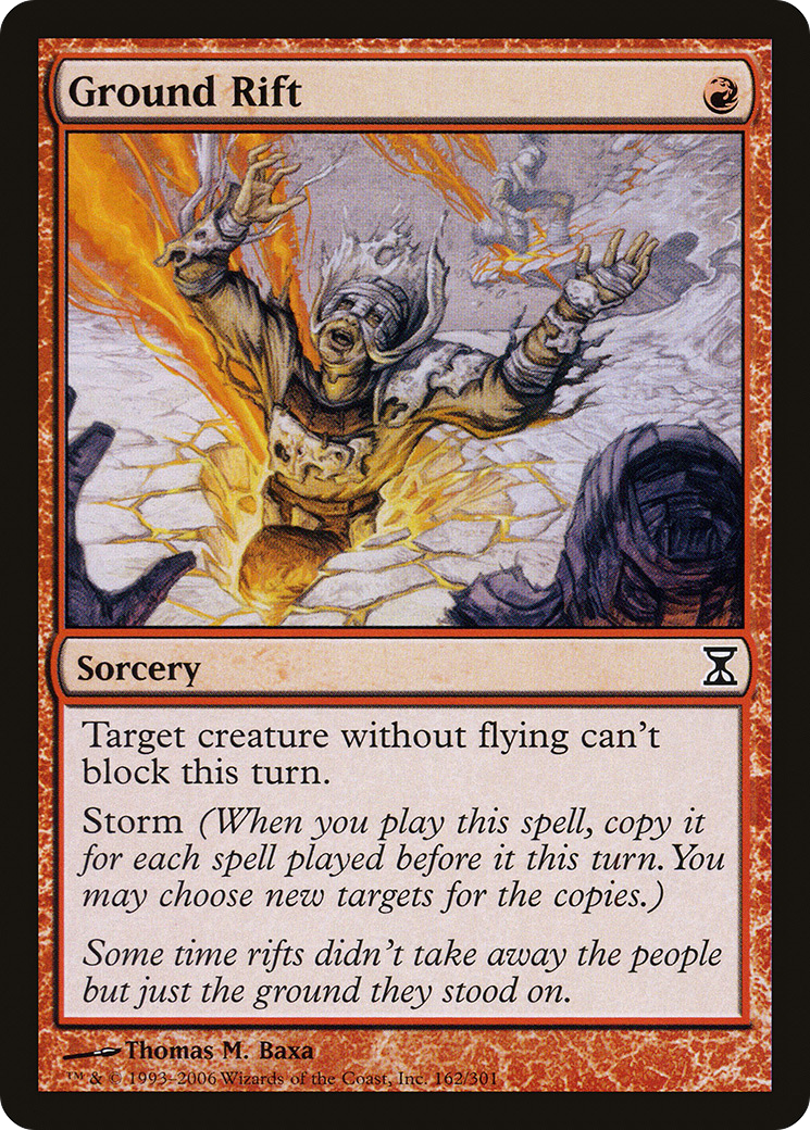 Ground Rift (TSP-162) - Time Spiral Foil