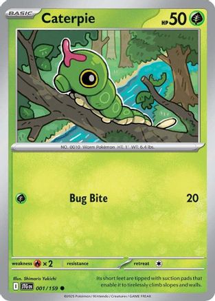 Caterpie 001  - Common