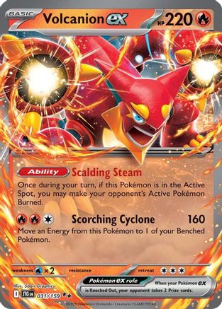 Volcanion ex 031/159  - Holofoil - Double Rare