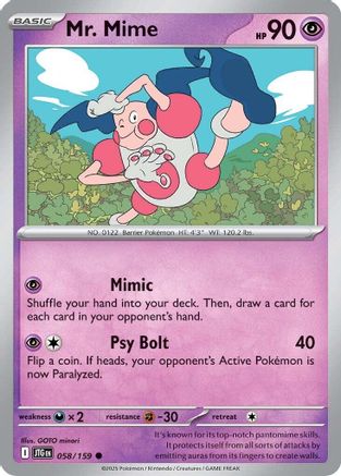 Mr. Mime 058  - Common