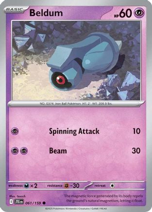 Beldum 061  - Reverse Holofoil - Common