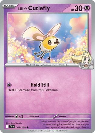 Lillie's Cutiefly 066  - Reverse Holofoil - Common