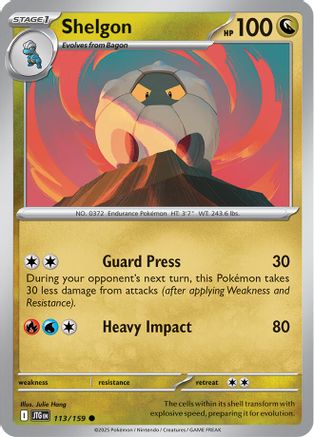 Shelgon 113  - Reverse Holofoil - Common