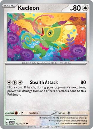 Kecleon 122  - Reverse Holofoil - Common