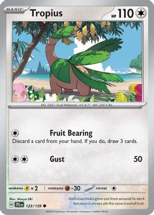 Tropius 123  - Reverse Holofoil - Common