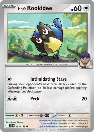 Hop's Rookidee 133  - Reverse Holofoil - Common