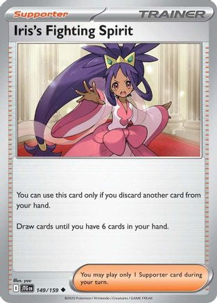 Iris's Fighting Spirit 149/159  - Uncommon