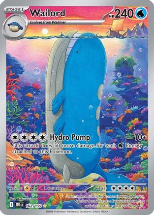Wailord 162/159  - Holofoil - Illustration Rare