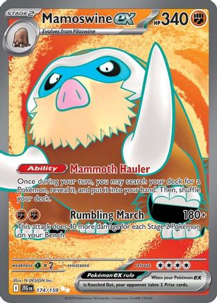 Mamoswine ex 174/159  - Holofoil - Ultra Rare