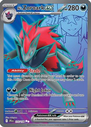 N's Zoroark ex 175/159  - Holofoil - Ultra Rare