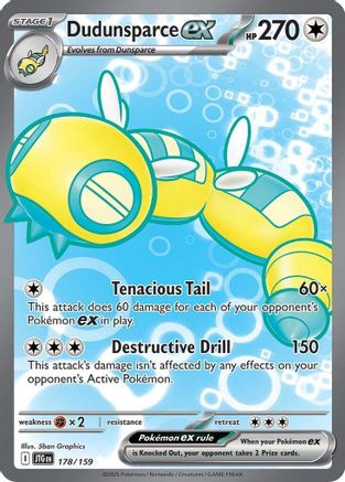 Dudunsparce ex 178/159  - Holofoil - Ultra Rare